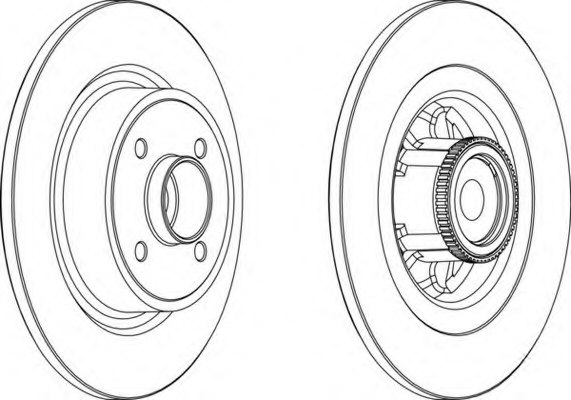 FERODO DDF1641C Brake Disc